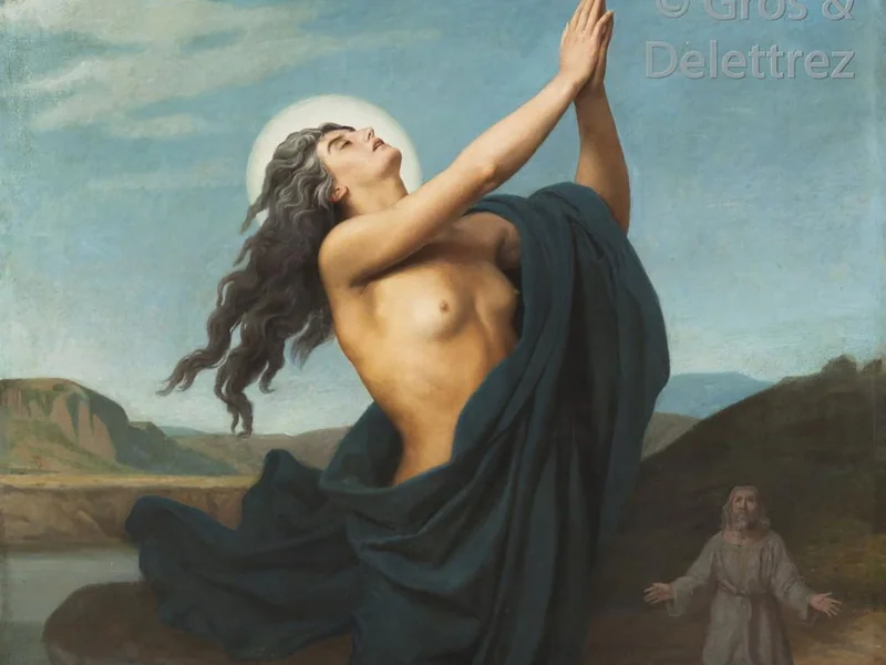1838-Jean Michel Prosper Guérin - Santa Maria d'Egitto